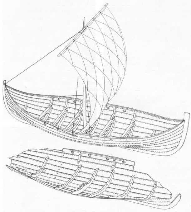Erhaltungszustand und Rekonstruktion des Schiffs 2 aus Ralswiek