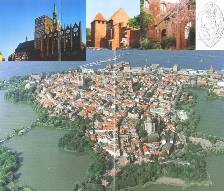Die mittelalterliche Altstadt von Stralsund