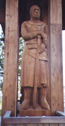 Skulptur Jaromars II. am 'Mnchgut-Tor'