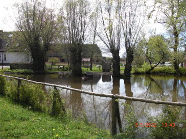 Blick auf das Hofgut Bisdamitz