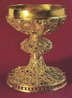 Jaromarskelch, Goldblech, um 1250