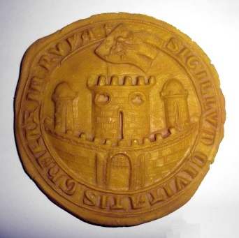 Siegel der Stadt Garz (Gârdec)