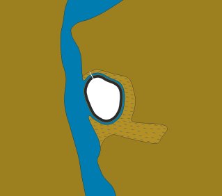 Burgwall Garz (Gârdec), Wallskizze von Ronny Krüger