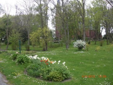 Kirchhof von Prohn mit Ort der slawischen F�rstenburg