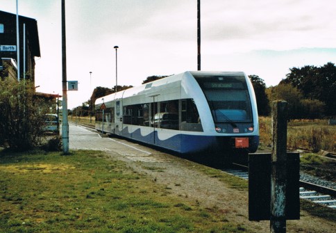 Rest des Bahnhofs Barth 2004