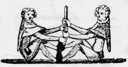 Stockziehen im Mittelalter