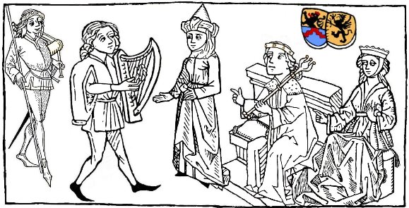 Wislaw singt vor seinen Eltern und Margarete sein Lied